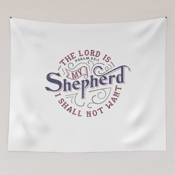 Item preview, The Lord is My Shepherd Shirt for Christian Girls and Women | Cute Christian tShirts with Bible Verse designed and sold by crossesforever.