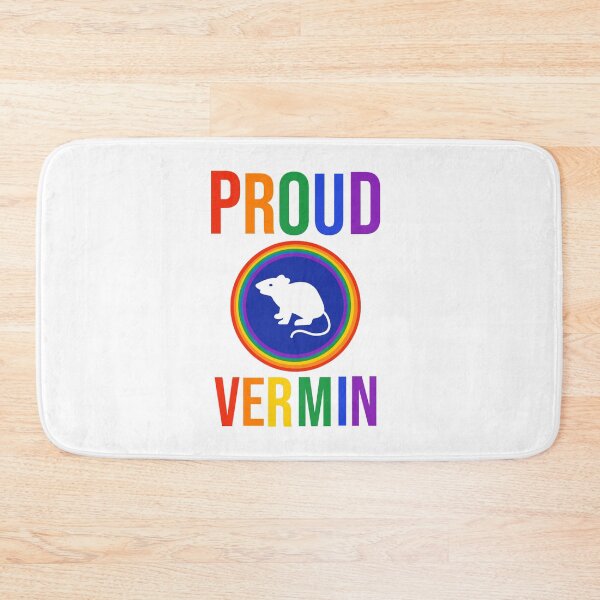 Item preview, Proud vermin rainbow anti Trump design  designed and sold by Rachel the Artist .