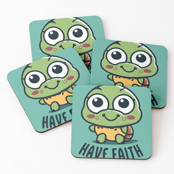 Item preview, Have Faith Motivational Turtle Artwork designed and sold by Collision19.