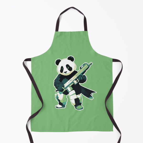Item preview, Warrior Panda Bear - shades of green designed and sold by TMZartes.