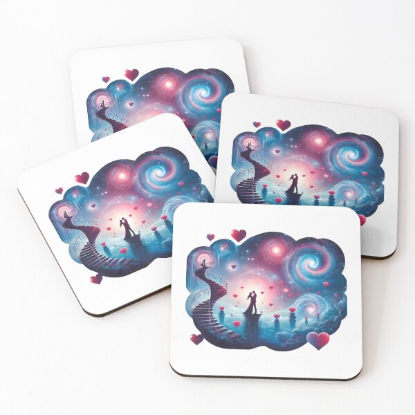 Item preview, Stellar Embrace: Ethereal Love's Ascension designed and sold by AI-Only Creations.