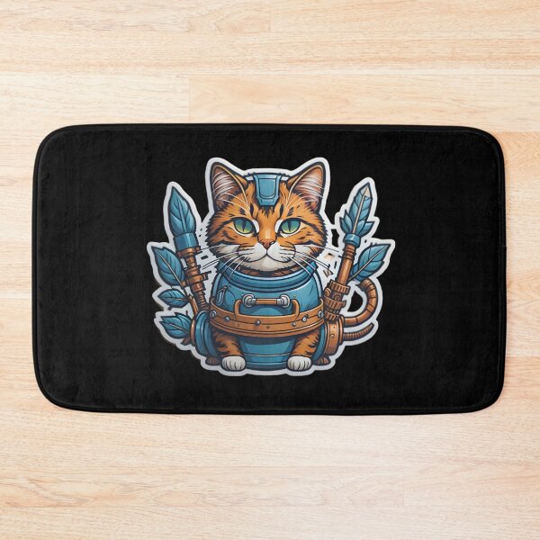 Item preview, Wild fighting cat designed and sold by cuatrilenio.