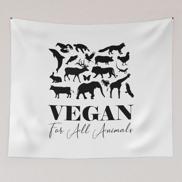 Item preview, Vegan for all Animals designed and sold by Ederson D'Mind.