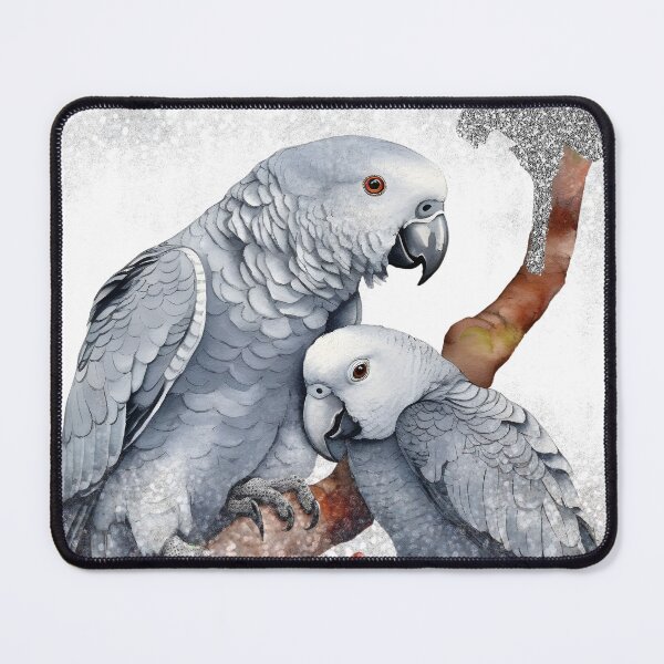 Item preview, Gift Dove Realistic Nature Trees Birds African Gray Parrot designed and sold by TRENDDREAMER ⭐⭐⭐⭐⭐.