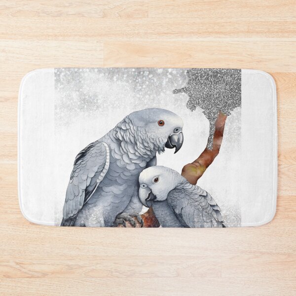 Item preview, Gift Dove Realistic Nature Trees Birds African Gray Parrot designed and sold by TRENDDREAMER ⭐⭐⭐⭐⭐.