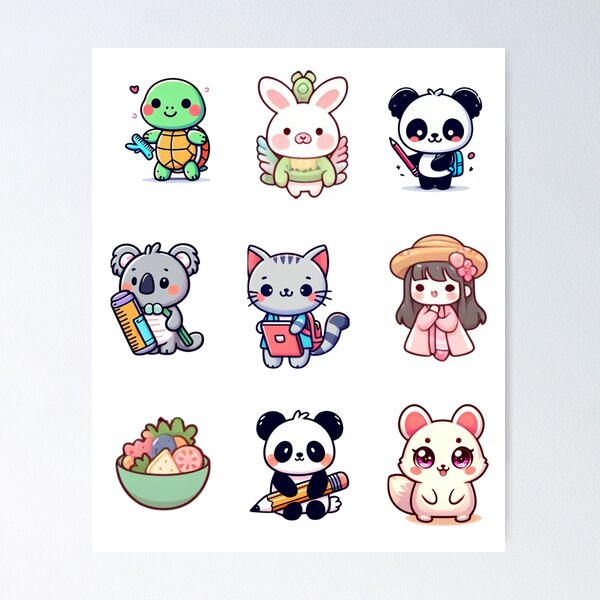 cute korean animal drawings