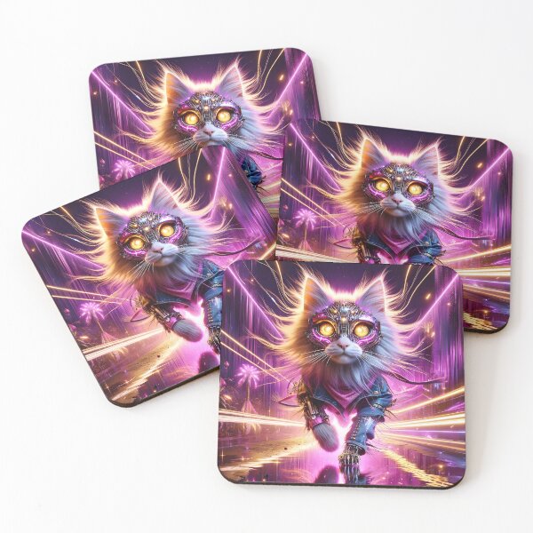 Item preview, Cyber Kitty designed and sold by TheCatsCorner.