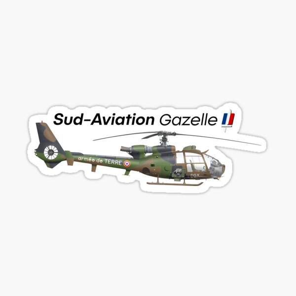 Vista previa del artículo con la obra «Sud-Aviation SA342 Gacela», diseñado y vendido por ALaChasseBordel.