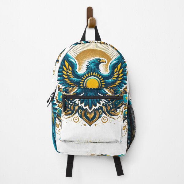Item preview, Kazakhstan eagle coat of arms flag gift designed and sold by Pineapple-Tree.