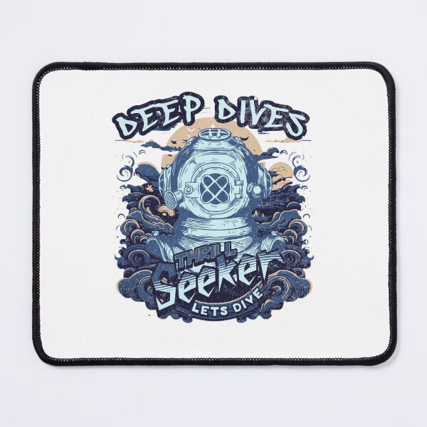 Item preview, Deep dives thrill seeker lets dive vintage style designed and sold by BritishDelights.