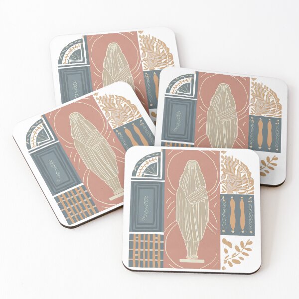 Item preview, boho style traditional Hellenic fabric pattern design designed and sold by ironpalette.