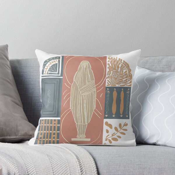 Item preview, boho style traditional Hellenic fabric pattern design designed and sold by ironpalette.