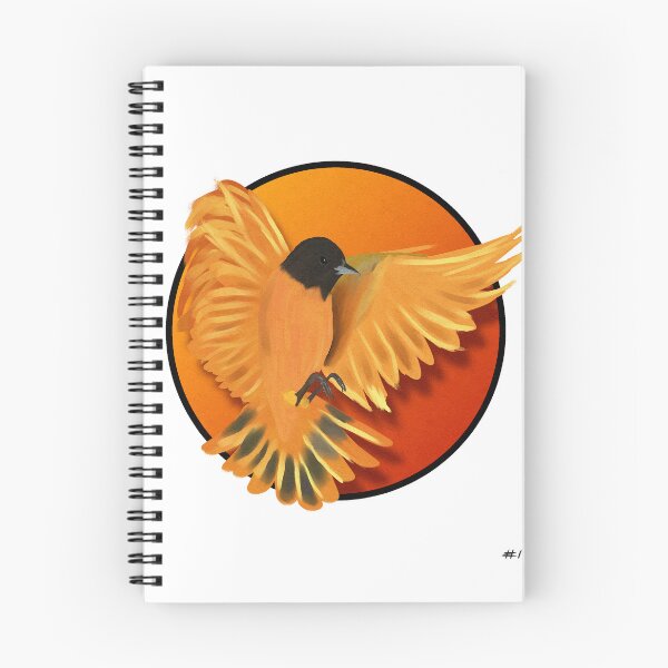Item preview, Fire Phoenix - Baltimore Oriole  designed and sold by InkWellINever.
