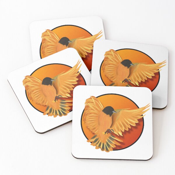 Item preview, Fire Phoenix - Baltimore Oriole  designed and sold by InkWellINever.
