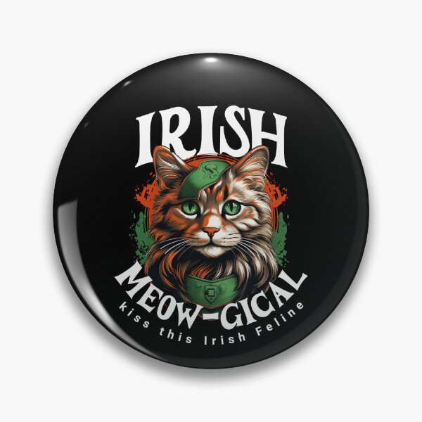 Item preview, IRISH MEOW-GICAL CAT Feline Kitty Design designed and sold by ej-sulu.