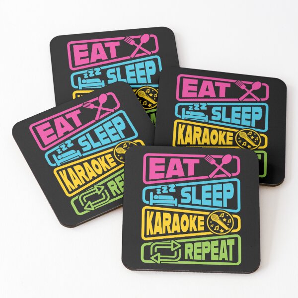 Item preview, Karaoke Lover Eat Sleep Karaoke Repeat designed and sold by jmbeezee.