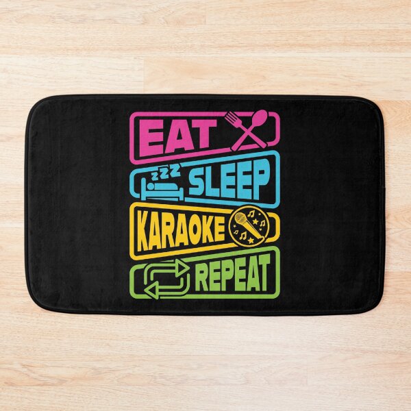 Item preview, Karaoke Lover Eat Sleep Karaoke Repeat designed and sold by jmbeezee.