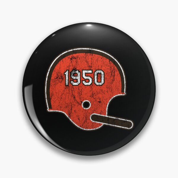 Artikelvorschau, Vintage-Helm aus dem Gründungsjahr der Cleveland Browns entworfen und verkauft von John Abernathy.