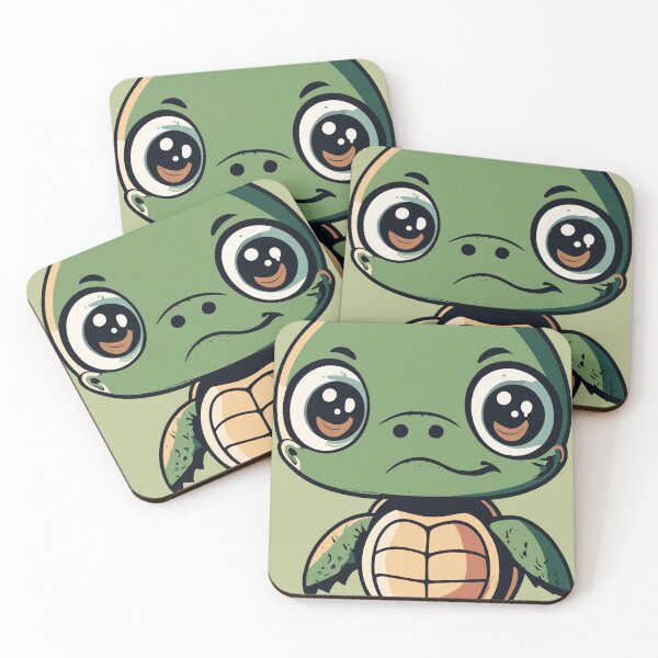Item preview, Green Turtle Kawaii Artwork designed and sold by Collision19.