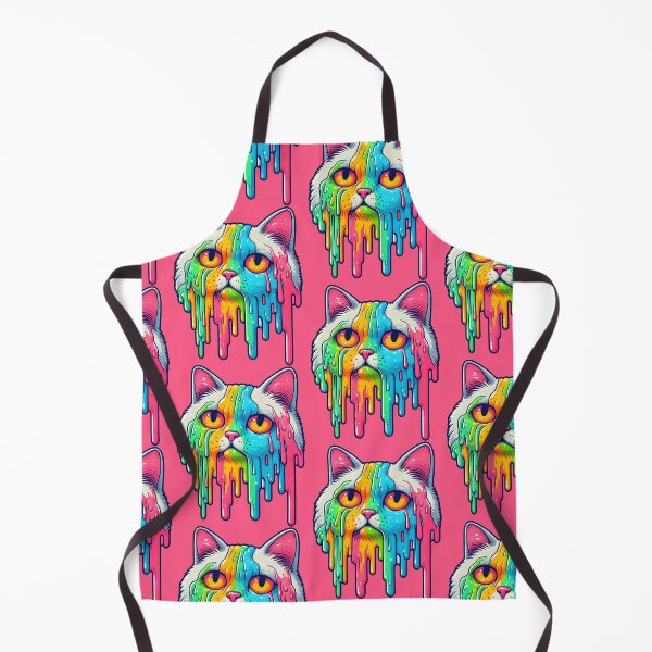 Item preview, Colorful melting cat designed and sold by ShreefelDesigns.