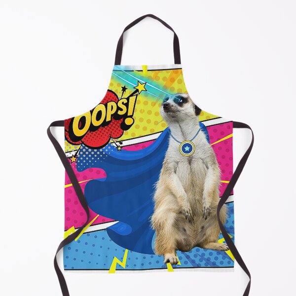 Item preview, Superhero Meerkat -Colorful Mayhem designed and sold by HausKatz.