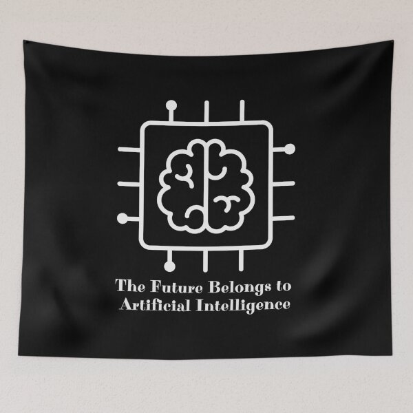 Item preview, The Future Belongs to Artificial Intelligence designed and sold by Diamaber.