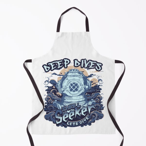 Item preview, Deep dives thrill seeker lets dive vintage style designed and sold by BritishDelights.