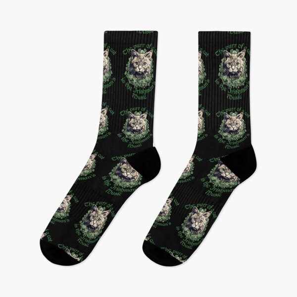 Item preview, CAT'S PURR IS THE IRISH MUSIC Feline Kitty Design designed and sold by ej-sulu.