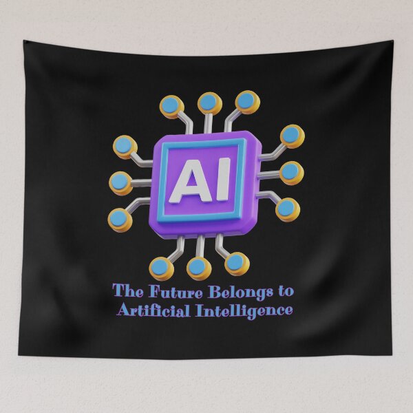 Item preview, The Future Belongs to Artificial Intelligence designed and sold by Diamaber.