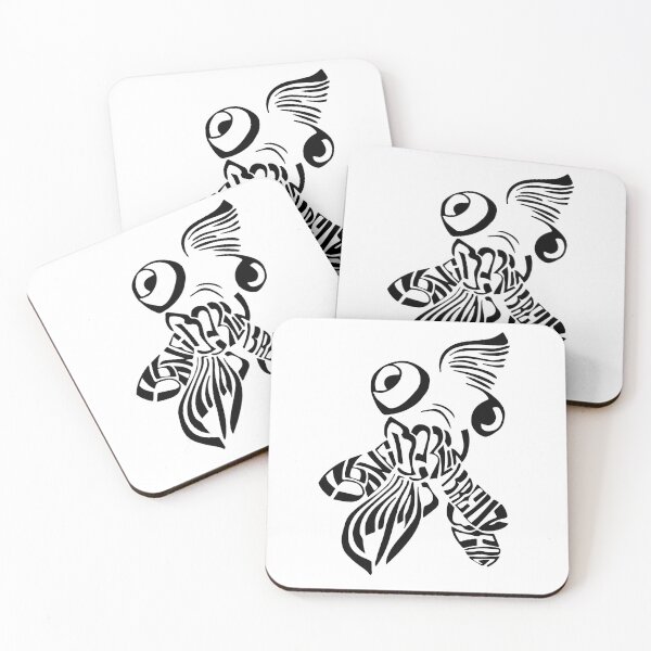 Item preview, Berlin Goldfish Black designed and sold by InkSparrow.