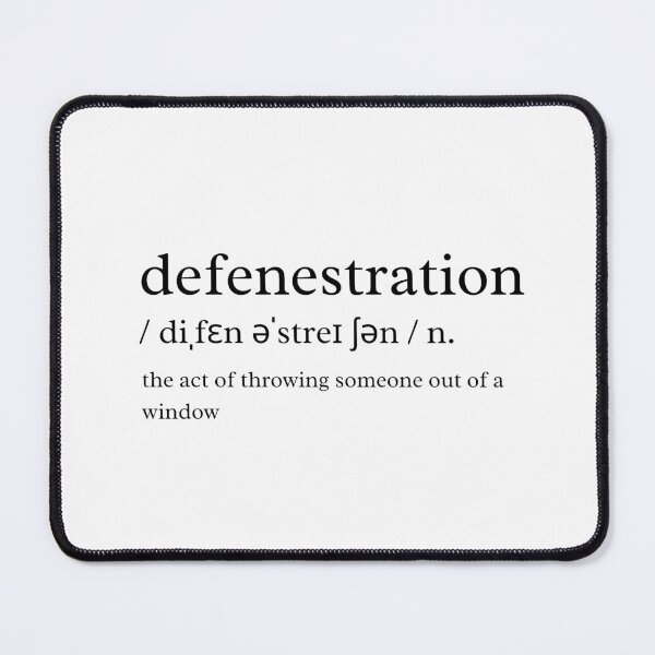 Item preview, Defenestration Definition designed and sold by TheEclecticKat.