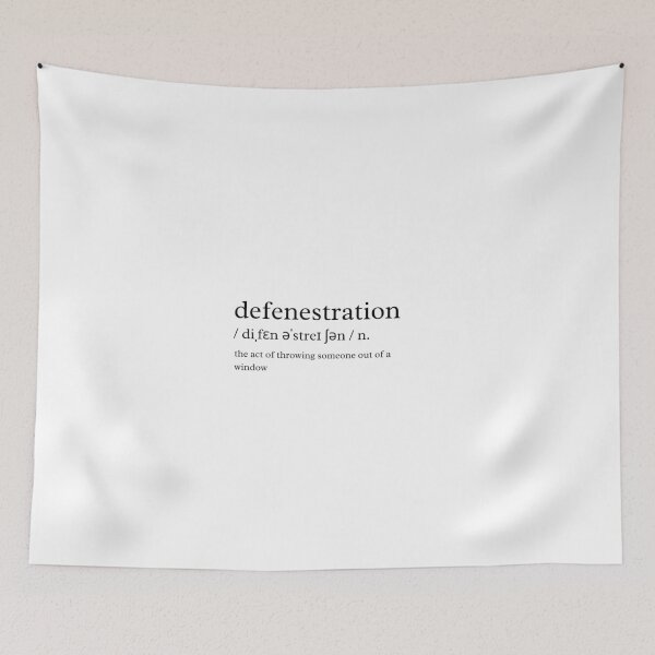 Item preview, Defenestration Definition designed and sold by TheEclecticKat.