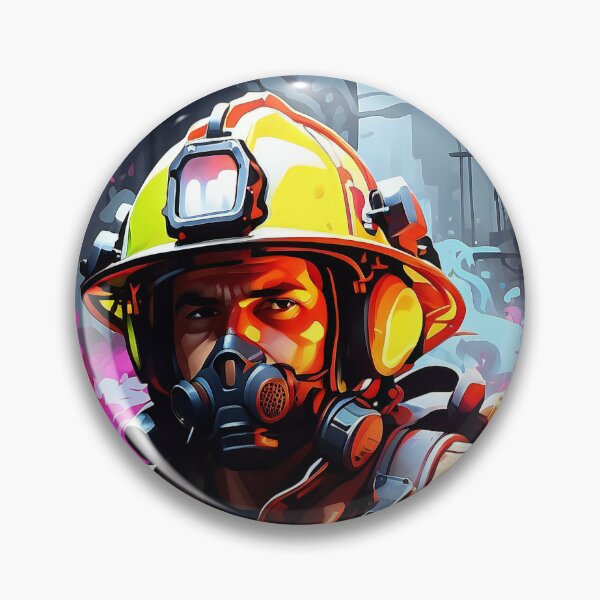 Item preview, Silent Sentinel: The Firefighter's Resolve designed and sold by ArtComixHaven.