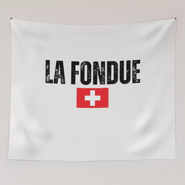 Aperçu de l'œuvre La Fondue pour les amateurs de fromage à raclette, Suisse créée et vendue par erozzz.