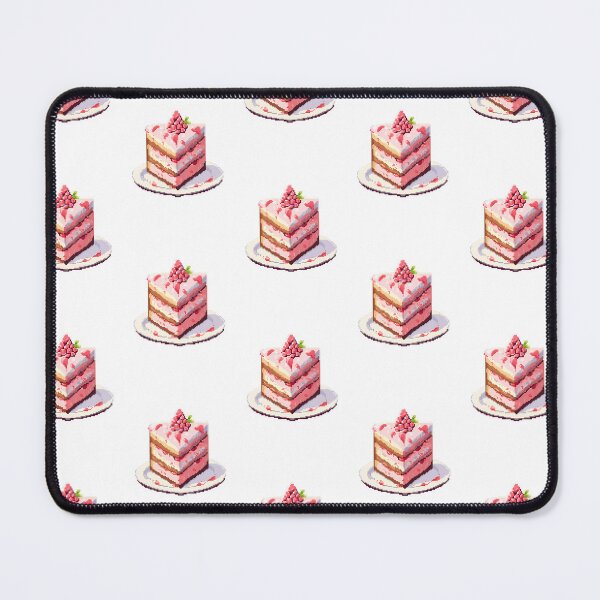 Item preview, Raspberry Cake Slice- Pixel art designed and sold by octoboobs.