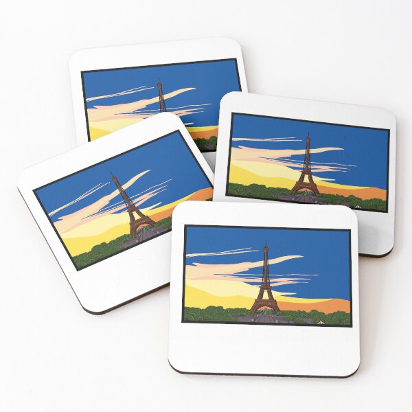 Item preview, Eiffel Tower - Landmark Postcards designed and sold by PrometheanSpark.