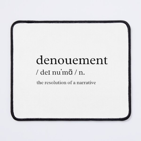Item preview, Denouement Definition designed and sold by TheEclecticKat.