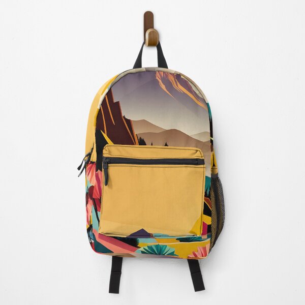 Item preview, Mid Mod, Retro Mountain Sunset Landscape, Mustard, Brown designed and sold by Prints and Lifestyle.