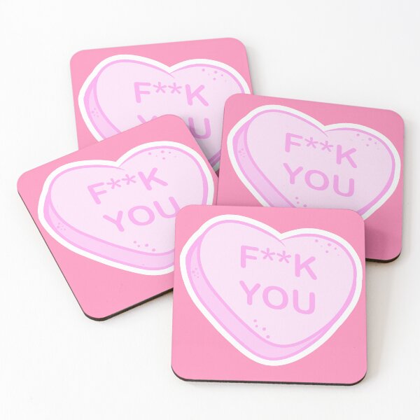 Item preview, Candy Hearts - F**k you designed and sold by Frigg-The-Frog-.