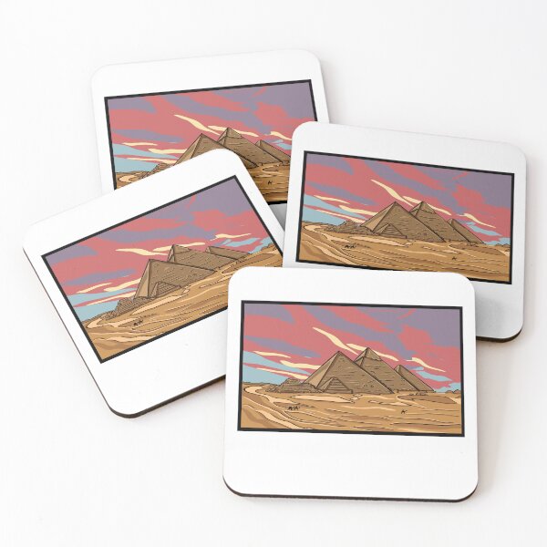 Item preview, The Pyramids - Landmark Postcards designed and sold by PrometheanSpark.