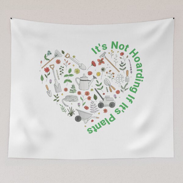 Item preview, It is Not Hoarding If It is Plants designed and sold by Wiss2Arts.