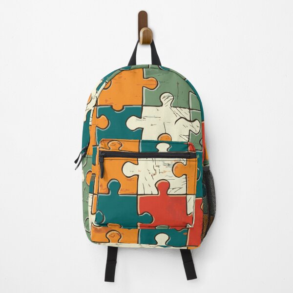 Item preview, Interlocking Diversity - Vintage Jigsaw Puzzle Pattern designed and sold by Sir Meow Meow.