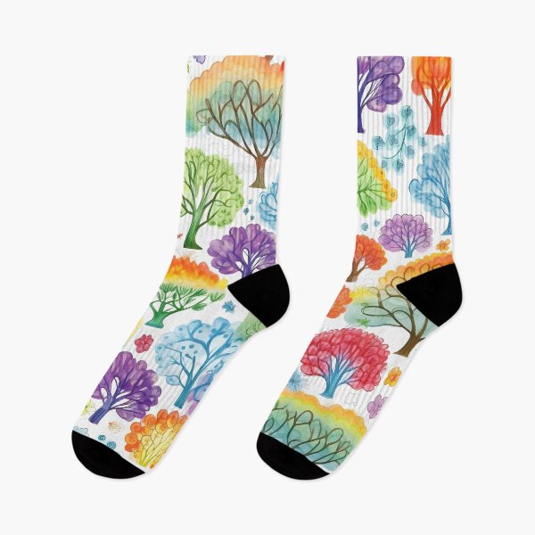 Item preview, Rainbow Tree Pattern designed and sold by Pixel-Lair.