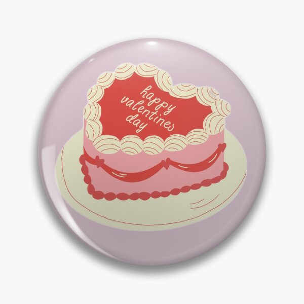 Item preview, valentine’s day vintage heart cake designed and sold by elizabeth  gurley.