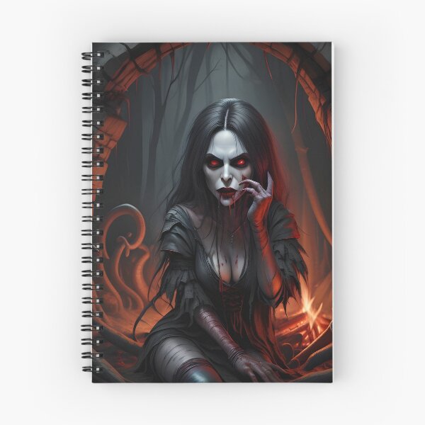 Item preview, Vampiress Kneeling by The Fire designed and sold by DarkJuliettes.