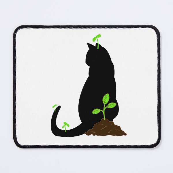 Item preview, Garden Cat Silouette Design designed and sold by CarefulCreation.
