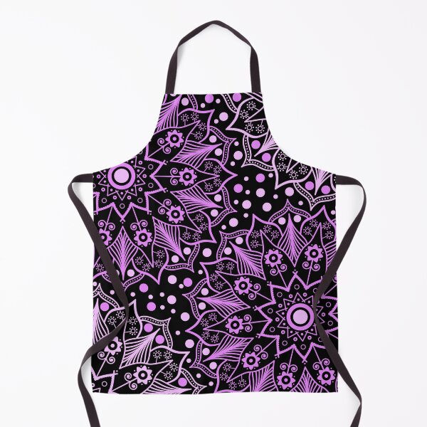 Item preview, Pink Mandala Pattern on Black Cute Bohemian designed and sold by humnoo.