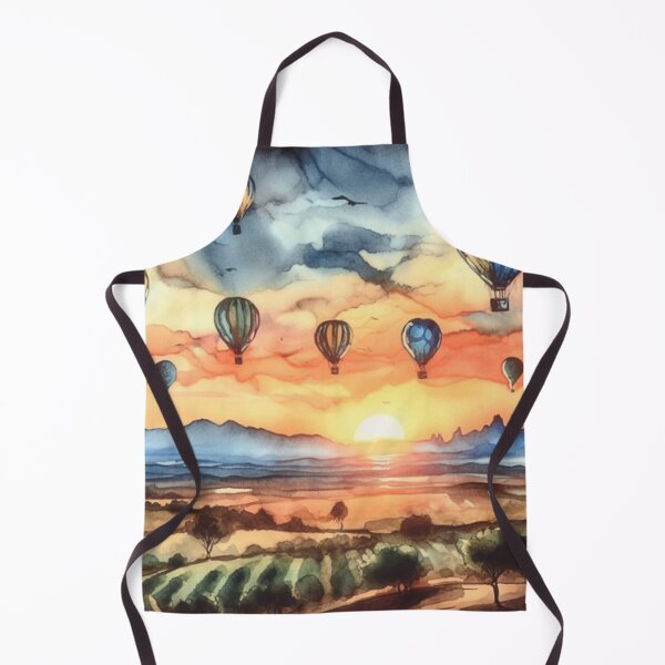 Item preview, Hot Air Ballon Ride - Watercolor designed and sold by HausKatz.