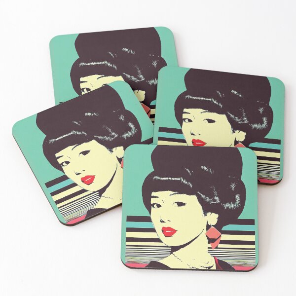 Item preview, Asian Girl Pop Art Bold And Vibrant 1950s Midcentury designed and sold by StudioEsMoncher.