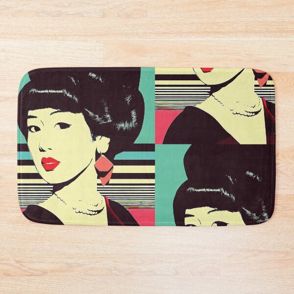 Item preview, Asian Girl Pop Art Bold And Vibrant 1950s Midcentury designed and sold by StudioEsMoncher.